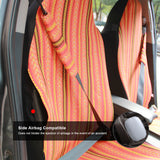 Load image into Gallery viewer, Copap 4pc Universal Orange Stripe Colorful Front Seat Cover Baja Bucket with Seat-Belt Pad Protect for Car, SUV &amp; Truck
