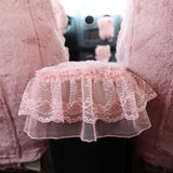 Load image into Gallery viewer, Copap Universal Seat Cover Pink Hairy for Girls &amp; Women