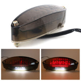 Load image into Gallery viewer, BOMPA Rear Tail Motorcycle Integrated Light 12V Black Smoke Lens 28 LED Brake Stop Running Lightr Universal fit