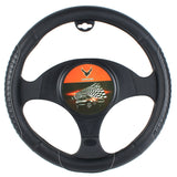 Load image into Gallery viewer, AOTOMIO Auto Car Steering Wheel Cover Black TPE Material Non-slip Grip Universal 15 inch