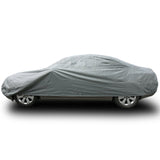 Load image into Gallery viewer, Copap 4 Layers Non-Woven Fabric Car Covers Universal Full Cover Waterproof Paint Safe Water Resistant, UV &amp; Dust Proof Designed for Most Protection (M Size up to 160&quot;)