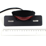 Load image into Gallery viewer, BOMPA 12V Motorcycle Tail Integrated Light with Red Lens Black LED Plate Mount Turn Signal Brake Stop Running Universal Fit