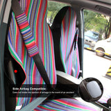 Load image into Gallery viewer, Copap Seat Covers Universal for Purple Stripe Front Seat Baja Stripe Colorful Bucket Covers