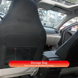 Load image into Gallery viewer, Copap Baja Black &amp; Gray Saddle Blanket Car Seat Covers with Steering Wheel Cover &amp; Seat Belt Protectors