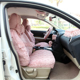 Load image into Gallery viewer, Copap Universal Seat Cover Pink Hairy for Girls &amp; Women