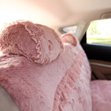 Load image into Gallery viewer, Copap Universal Seat Cover Pink Hairy for Girls &amp; Women