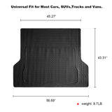 Load image into Gallery viewer, COPAP Heavy Duty HD Rubber Cargo Liner Floor Mat Weathershield Trim-to-Fit All Season Protection for Cars, SUVs, Vans, Truck (Black)