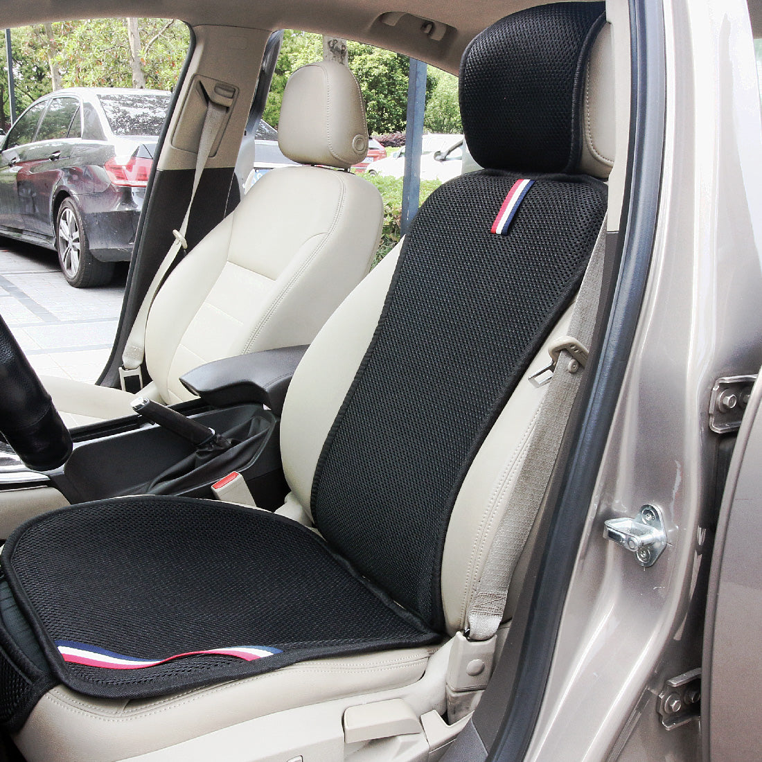 Universal Car Seat Cover With Linen Material For Car Front Seat