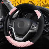 Load image into Gallery viewer, New Fashionable Auto Wheel Protector Soft Cute No Bad Smell Universal Fit 15 Inch Car Steering Whee Cover