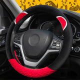 Load image into Gallery viewer, New Fashionable Auto Wheel Protector Soft Cute No Bad Smell Universal Fit 15 Inch Car Steering Whee Cover